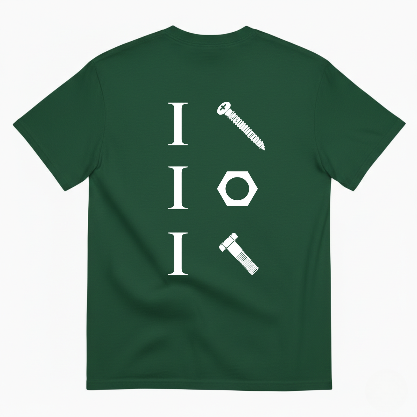 I + SCREW + NUT + BOLT T-SHIRT (BACK PRINT)