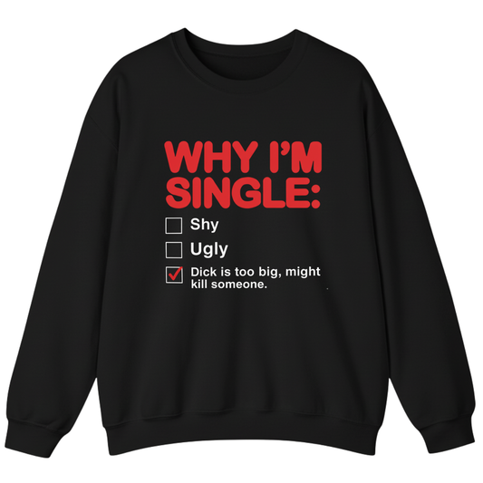 Why I'm Single Sweatshirt