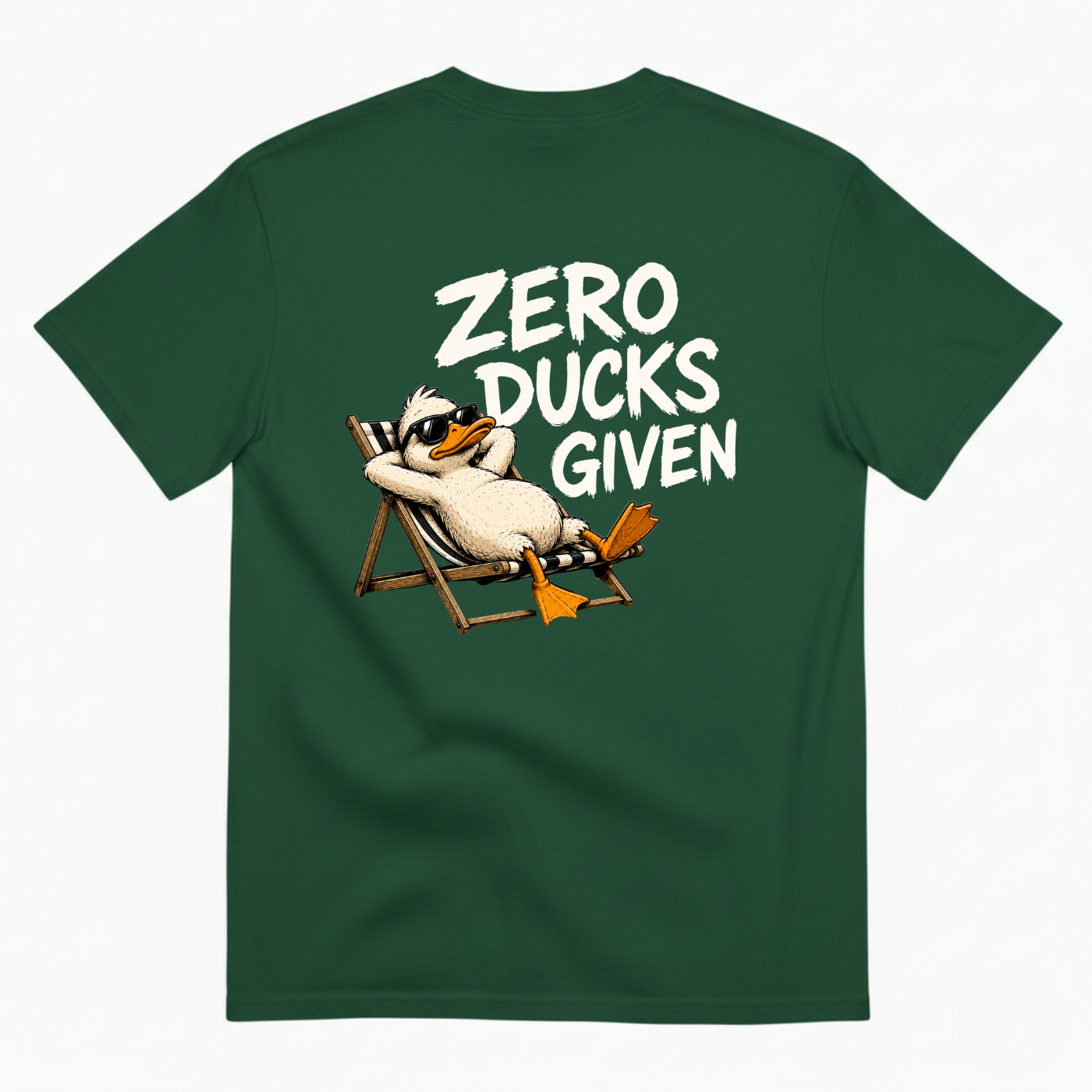 ZERO DUCKS GIVEN T-SHIRT (BACK PRINT)